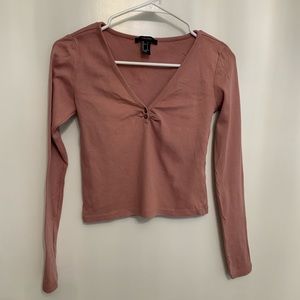 Pink Forever 21 Crop Top